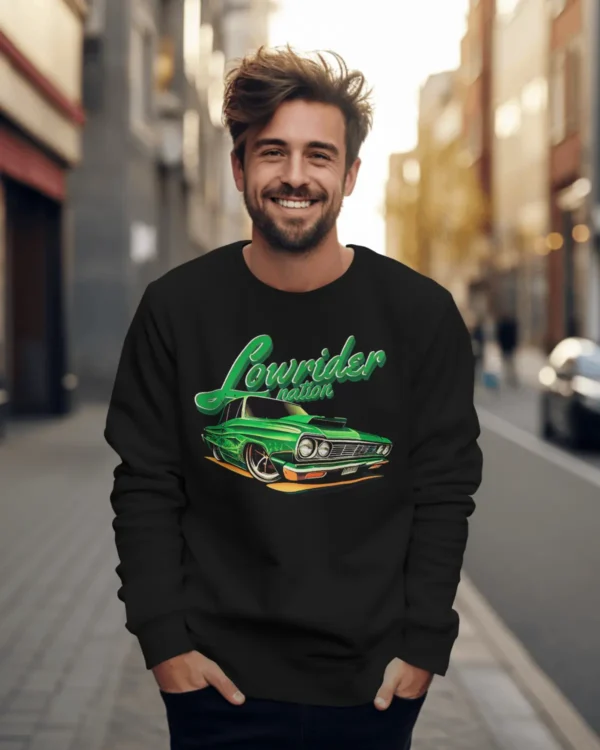 Lowrider Nation Black Sweatshirt