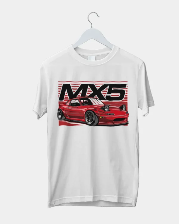 Mazda MX-5 White T-Shirt