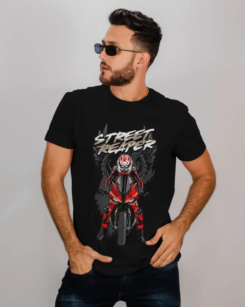 Street Reaper Black T-Shirt 1