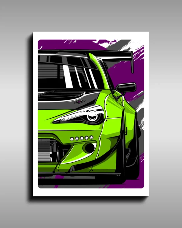 Toyota GT86 Pandem Poster