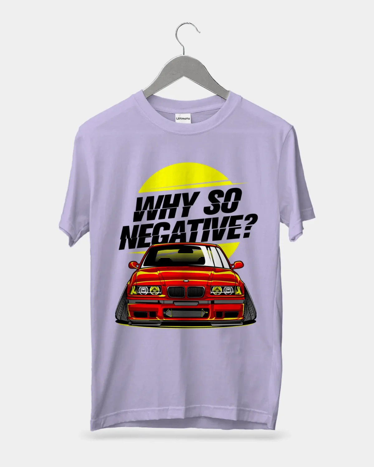 BMW E36 Negative Camber Lavender T-Shirt