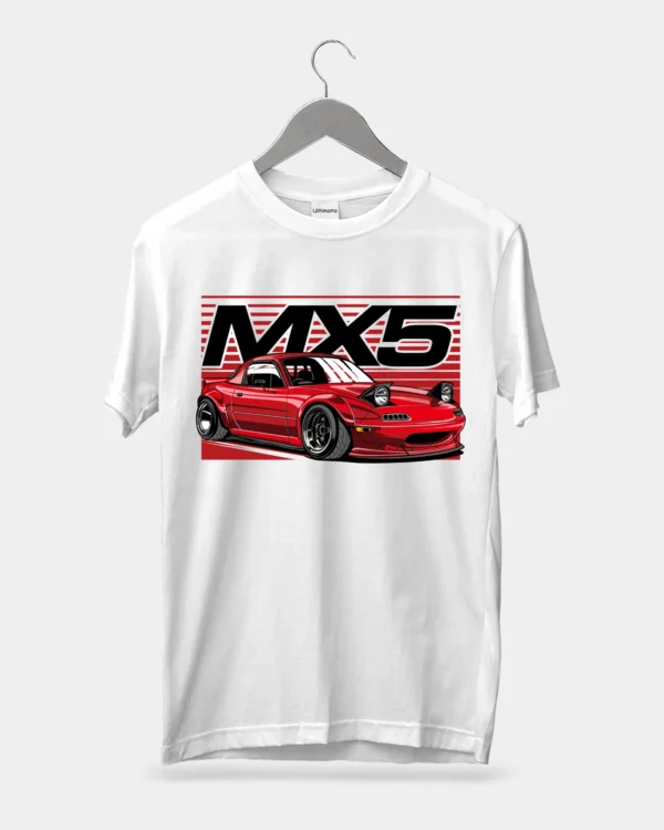 Mazda MX-5 White T-Shirt