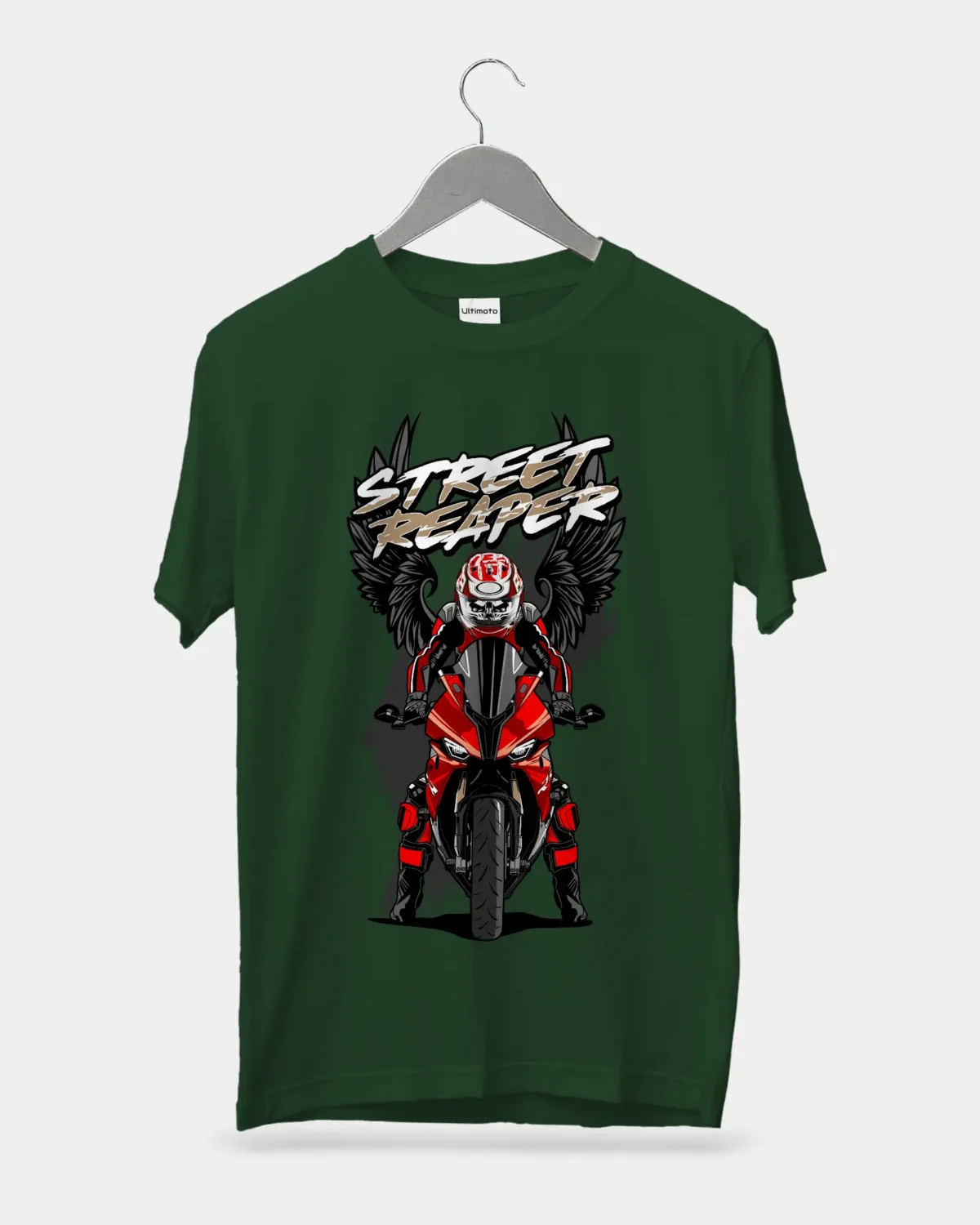 Street Reaper Bottle Green T-Shirt